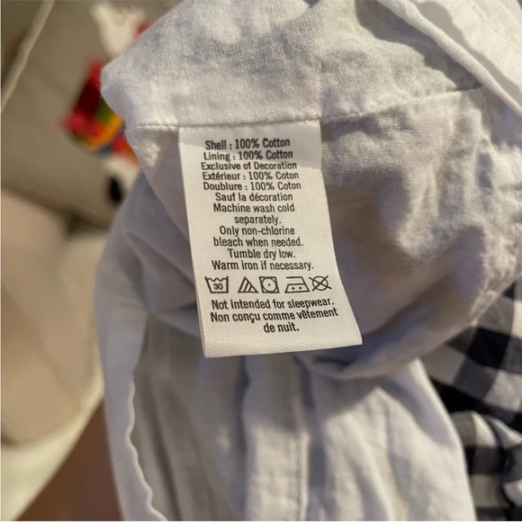 Janie and Jack Spring Picnic Gingham Tiered Ruffle Dress Sleeveless Size 3 - Picture 7 of 8